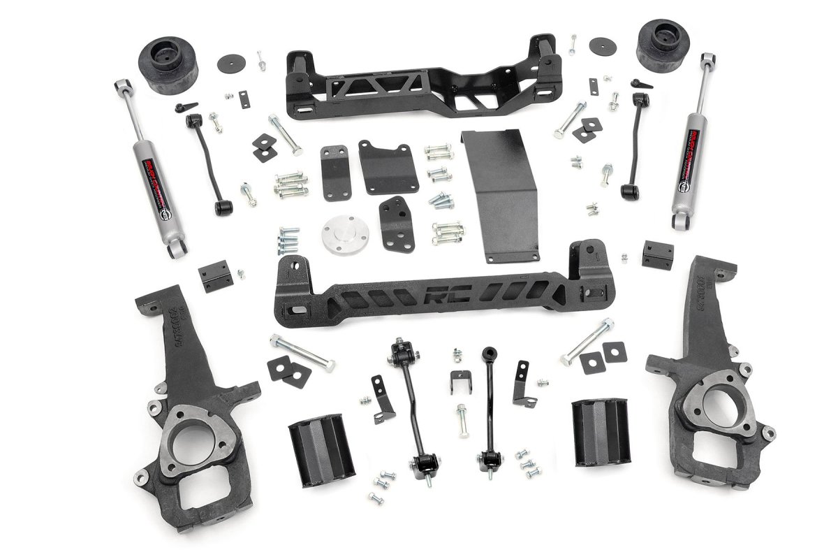 Dodge Ram 1500 Suspension Lift Kit - Front + Rear - Rough Country - 4 Inch - '09-'10